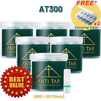 ANTI TAR® AT300 Mini Cigarette Filters - Bundle-6