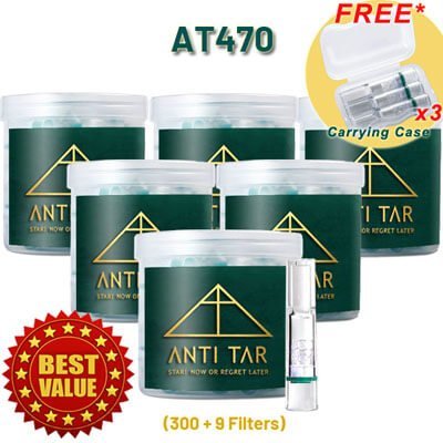 ANTI TAR® AT470 Triple Filtration Smoking Filters
