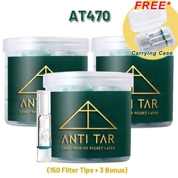 [Bundle-3] ANTI TAR AT470 Triple Filtration Cigarette Tar Filter Tips Holder