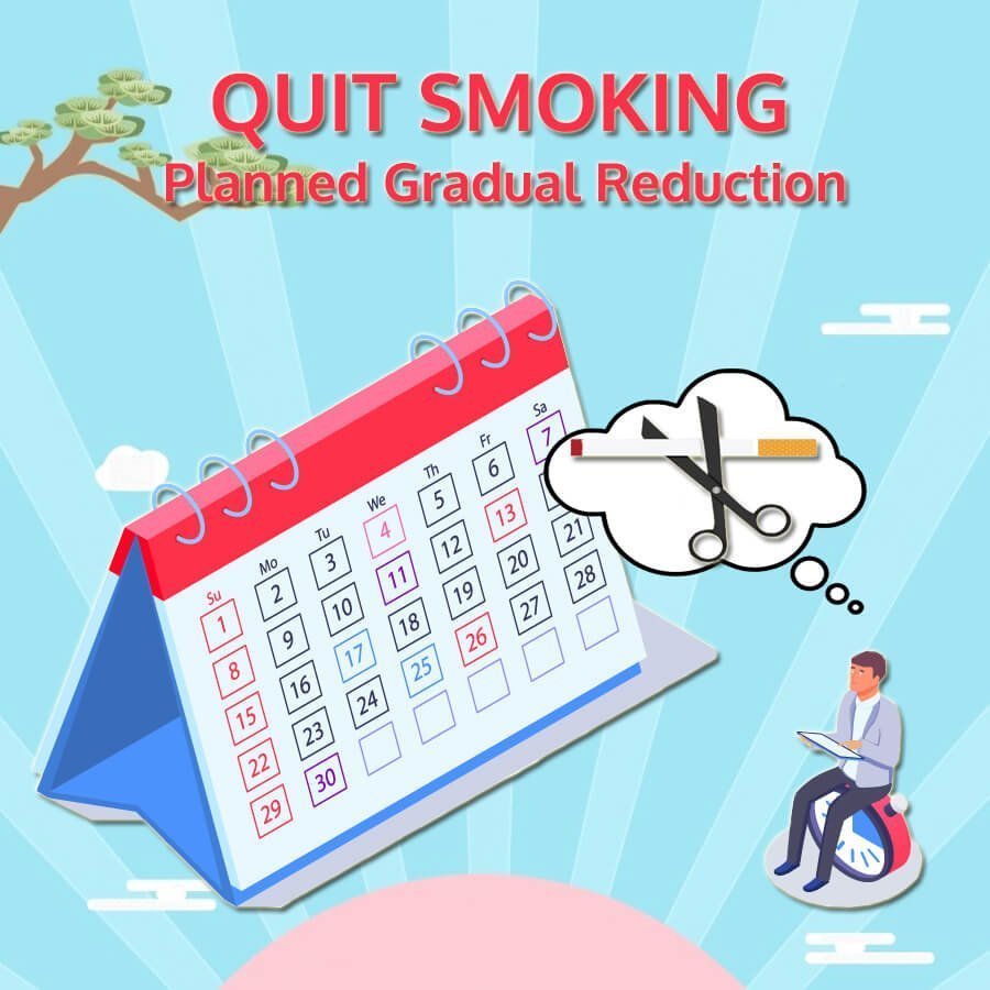 quit smoking gradual reduction
